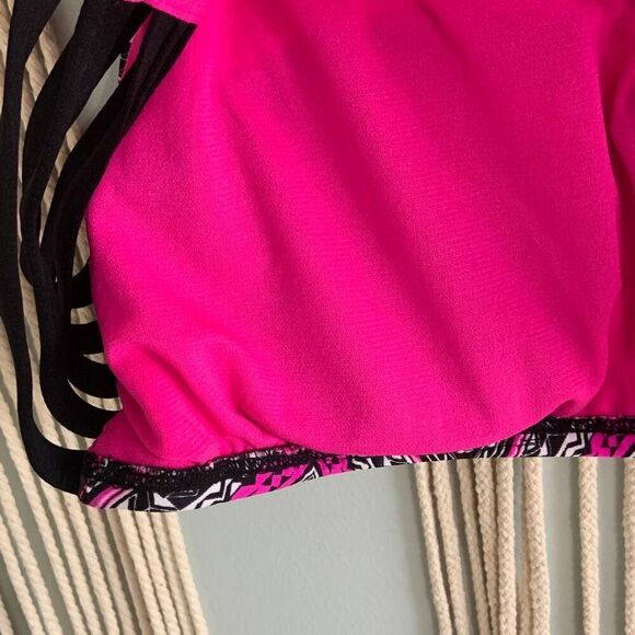 MOSSIMO Women’s Oahu Pink High Neck Swim Bikini Top Size XL - Picture 4 of 6